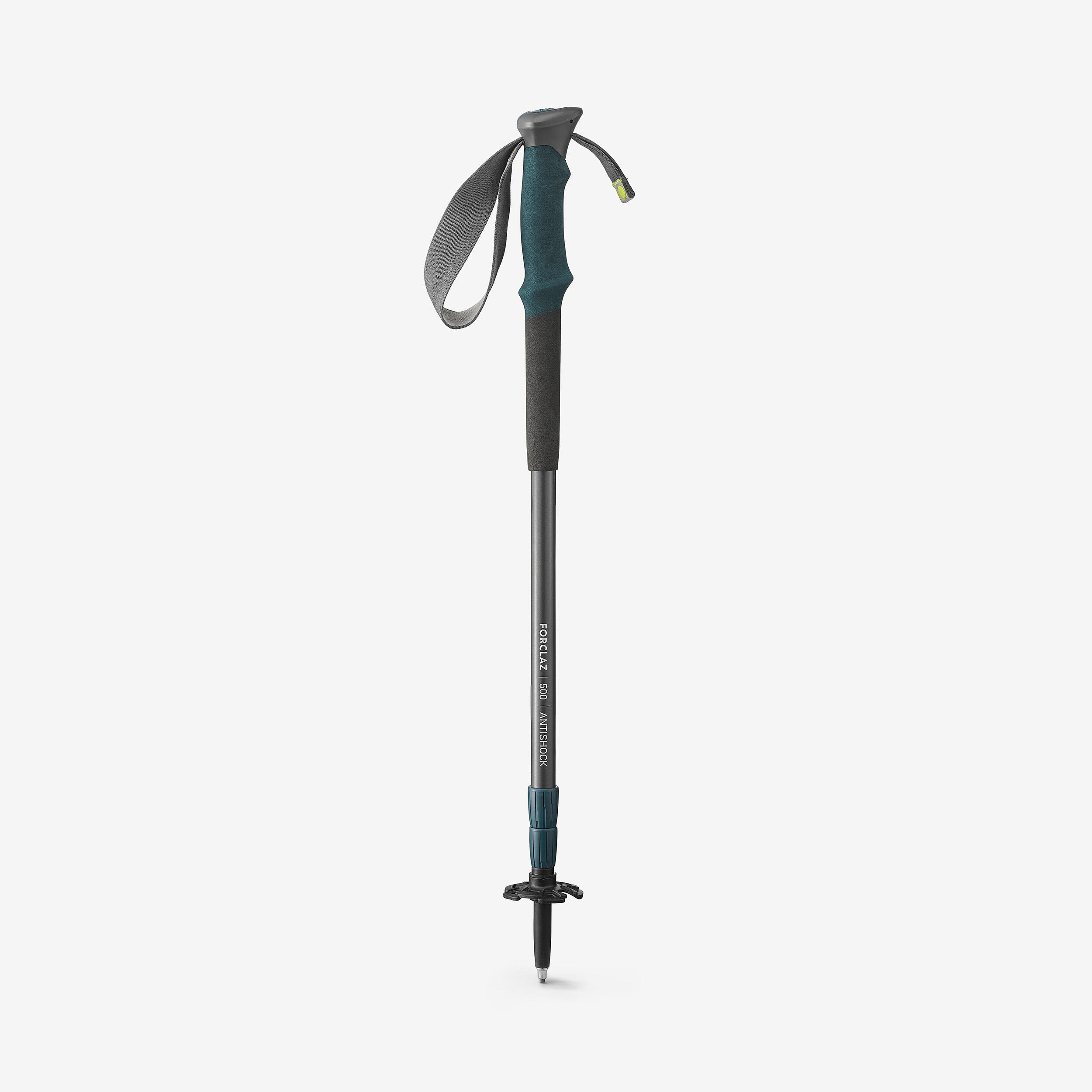 Anti-Shock Hiking Pole - MT 500 Grey - FORCLAZ