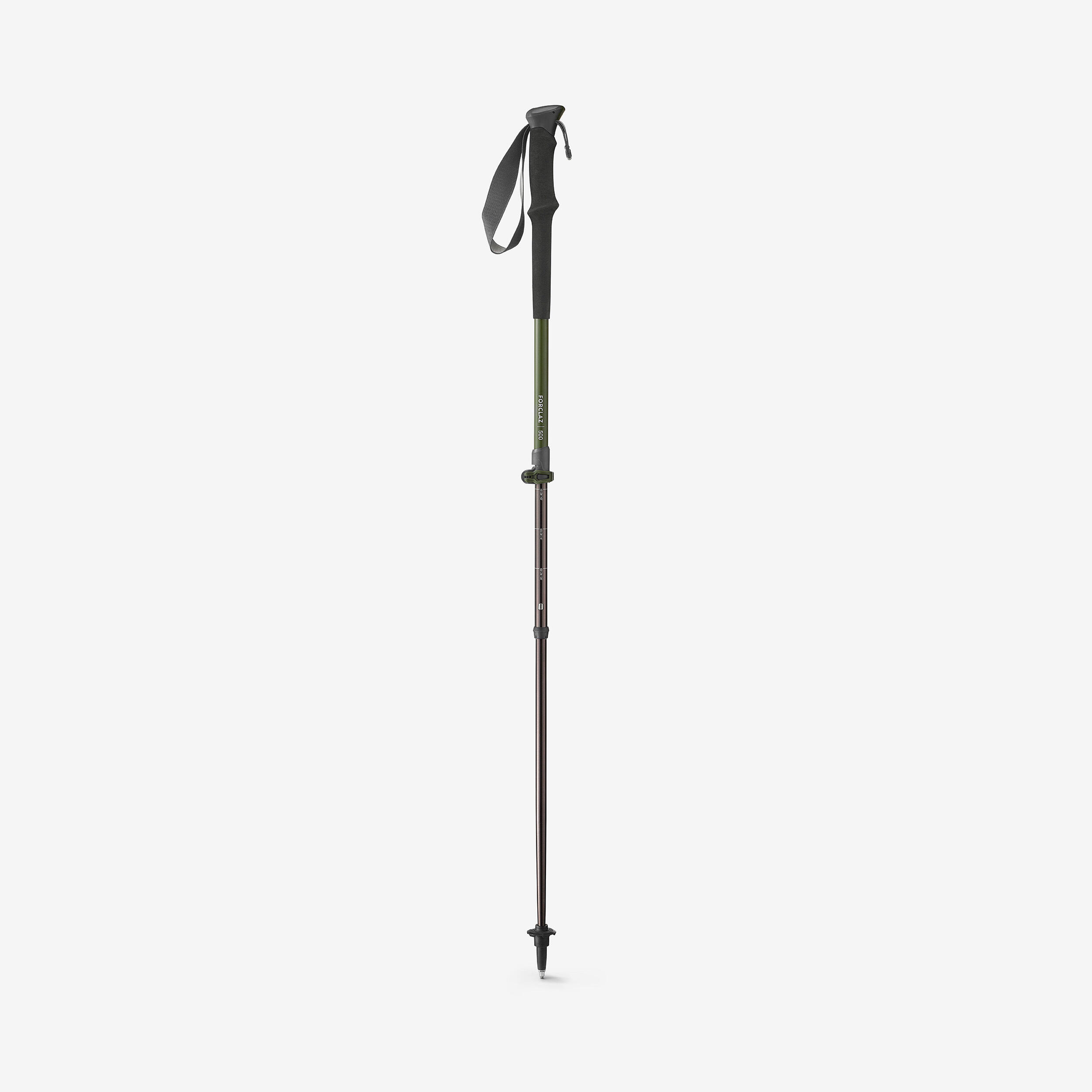 Adjustable Hiking Pole - MT 500 Green - FORCLAZ