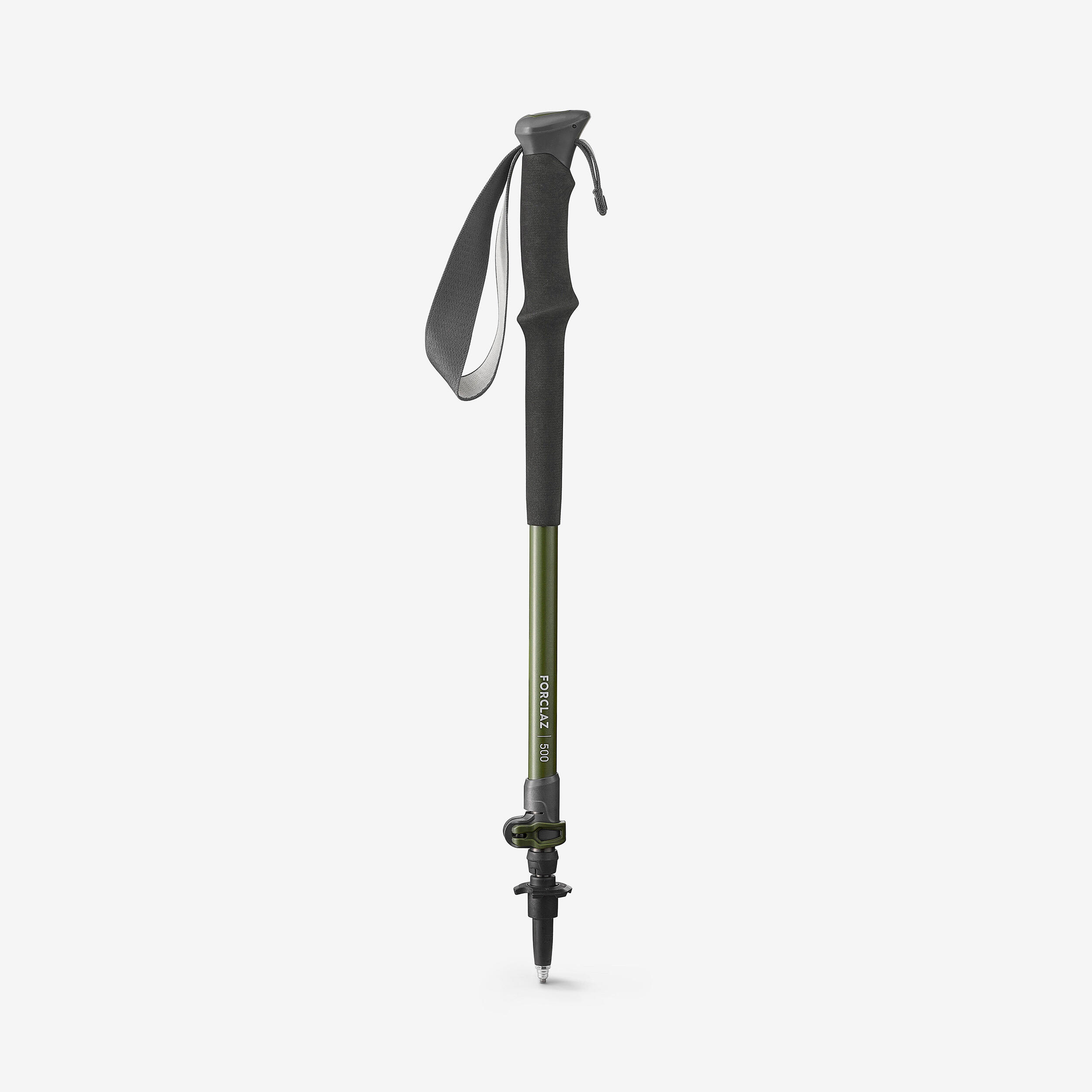 1 fast and precise adjustable hiking pole - MT500 grey - Decathlon