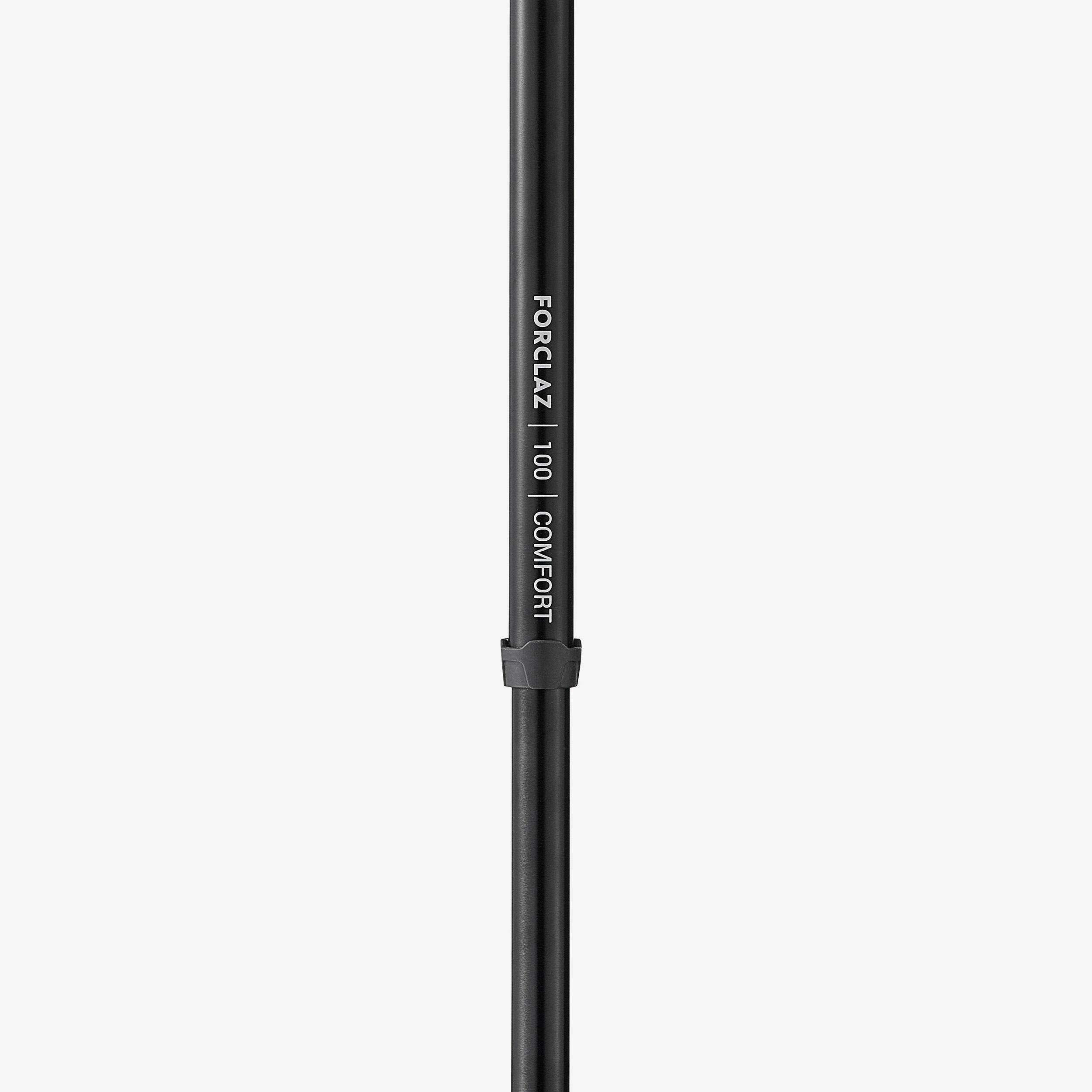 1 Easy Adjust Hiking Pole - MT100 Comfort Black -  4