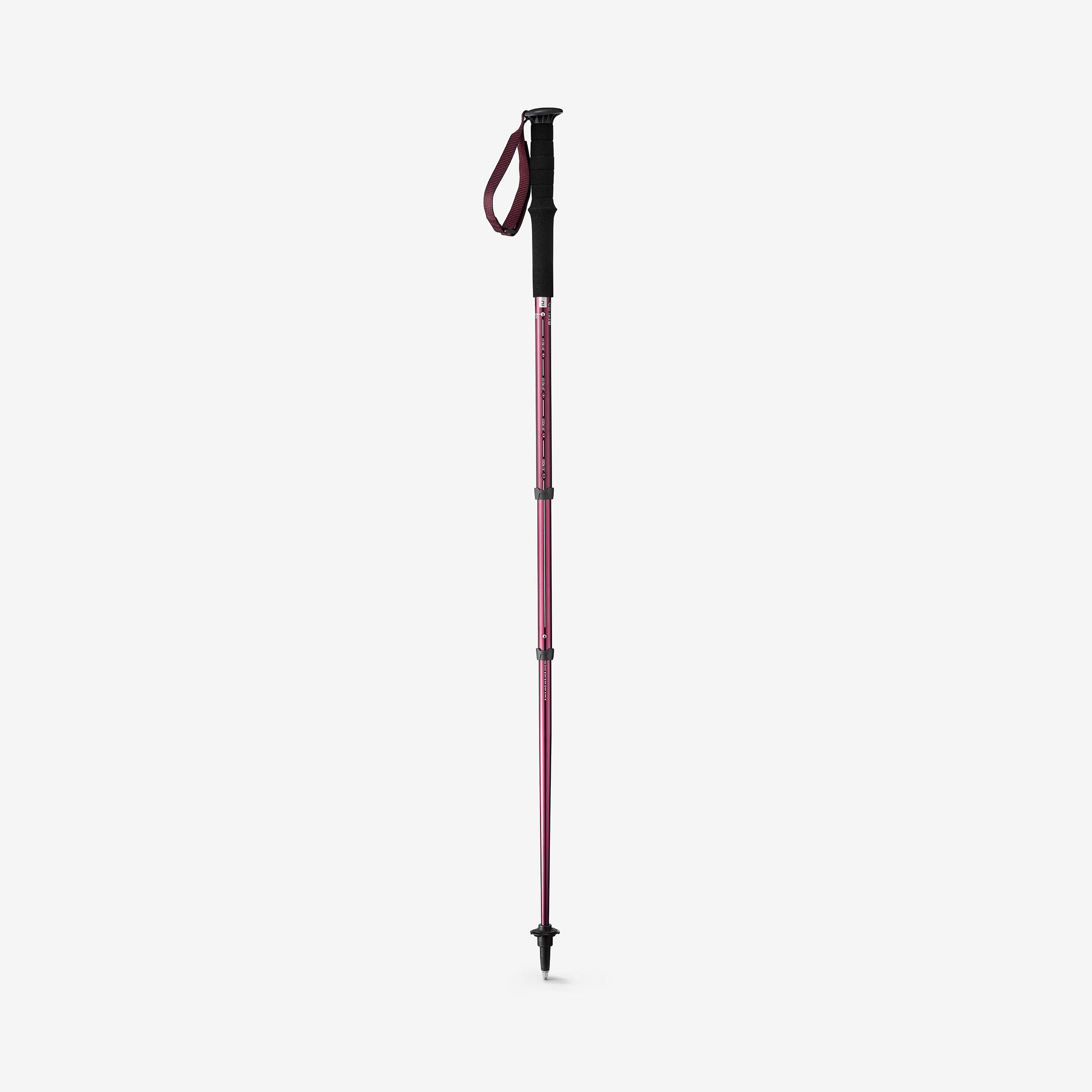 Comfort Hiking Adjustable Pole - MT 100 Pink - FORCLAZ