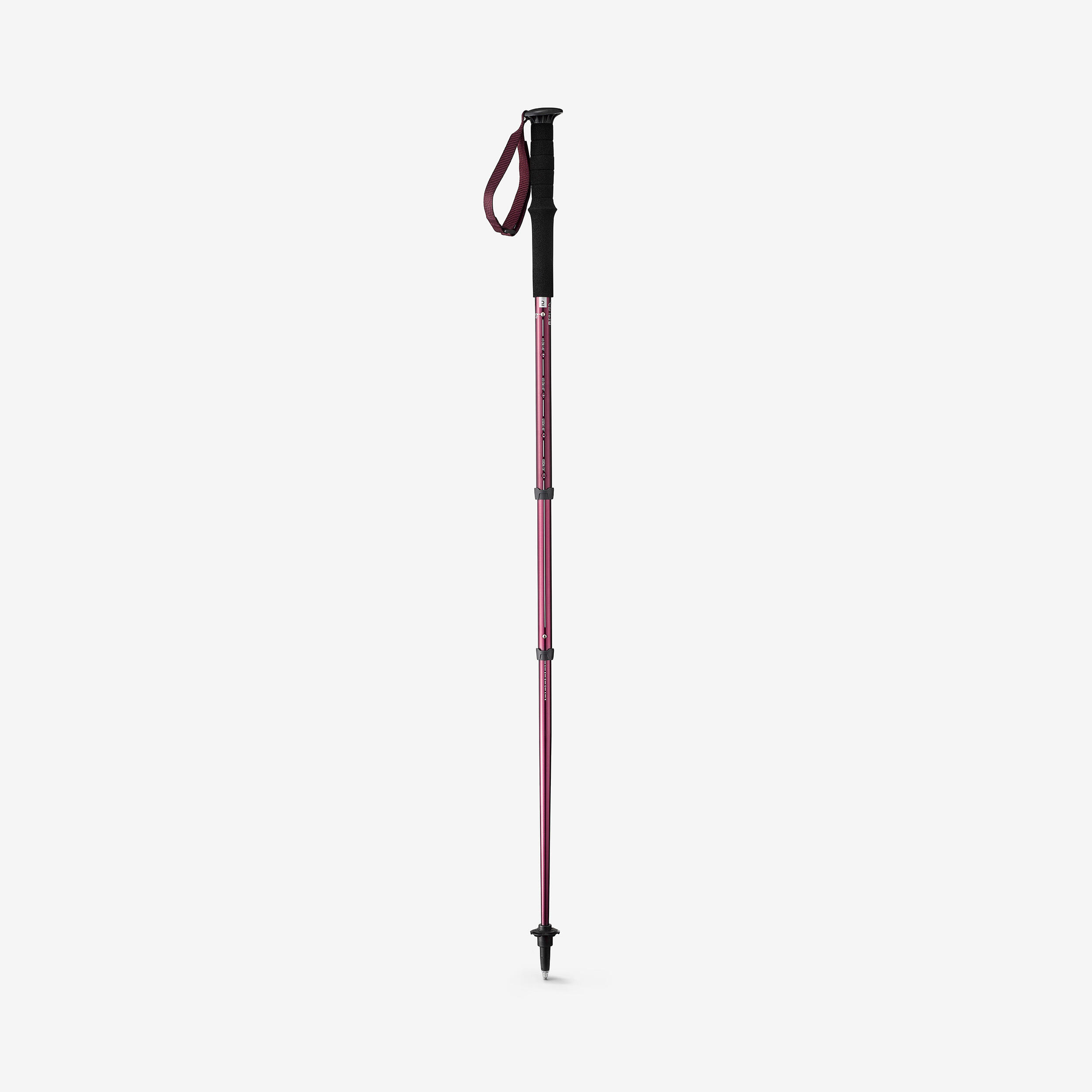 1 Easy Adjust Hiking Pole - MT100 Comfort Purple 2/4