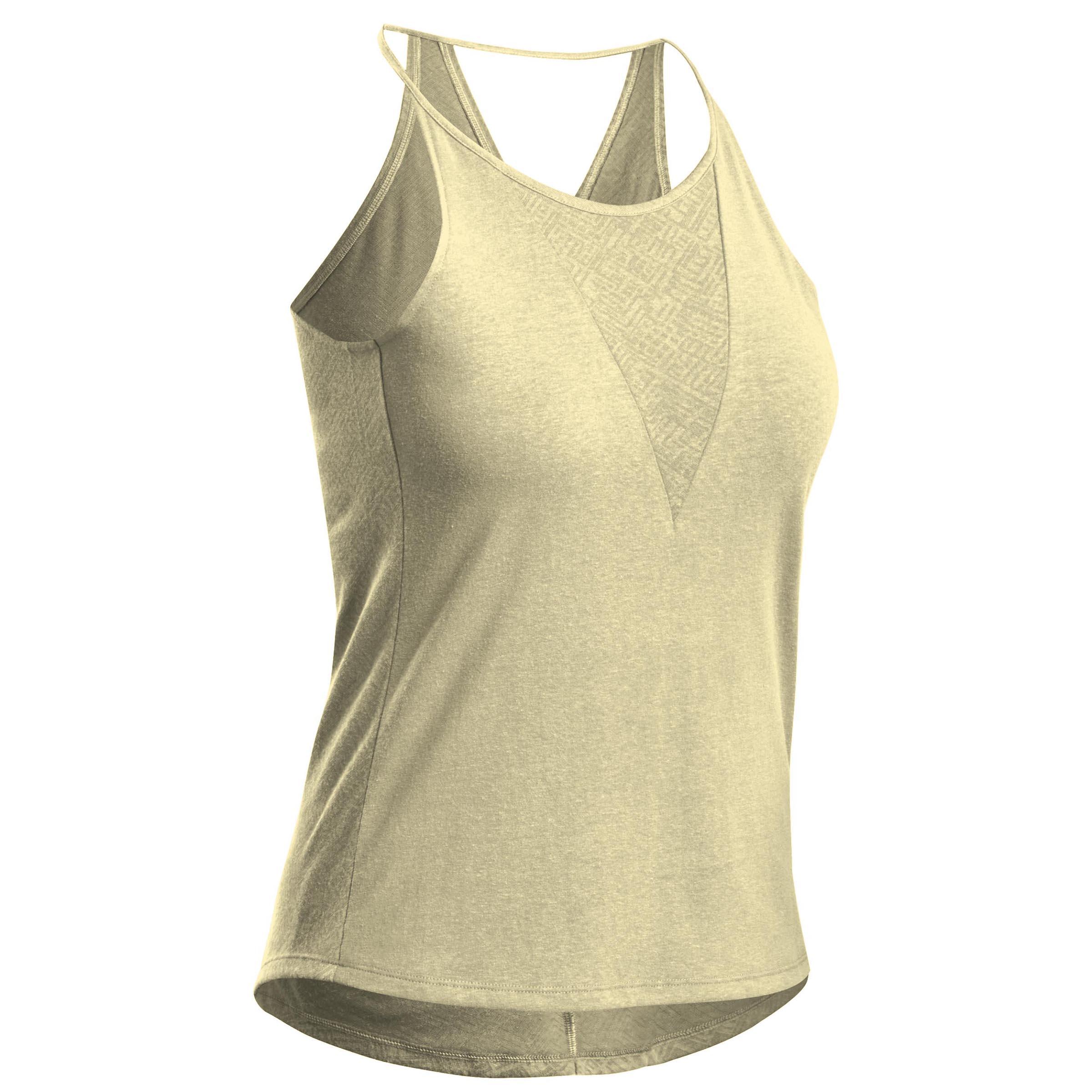 Wandertop Damen - NH500 gelb 6/8