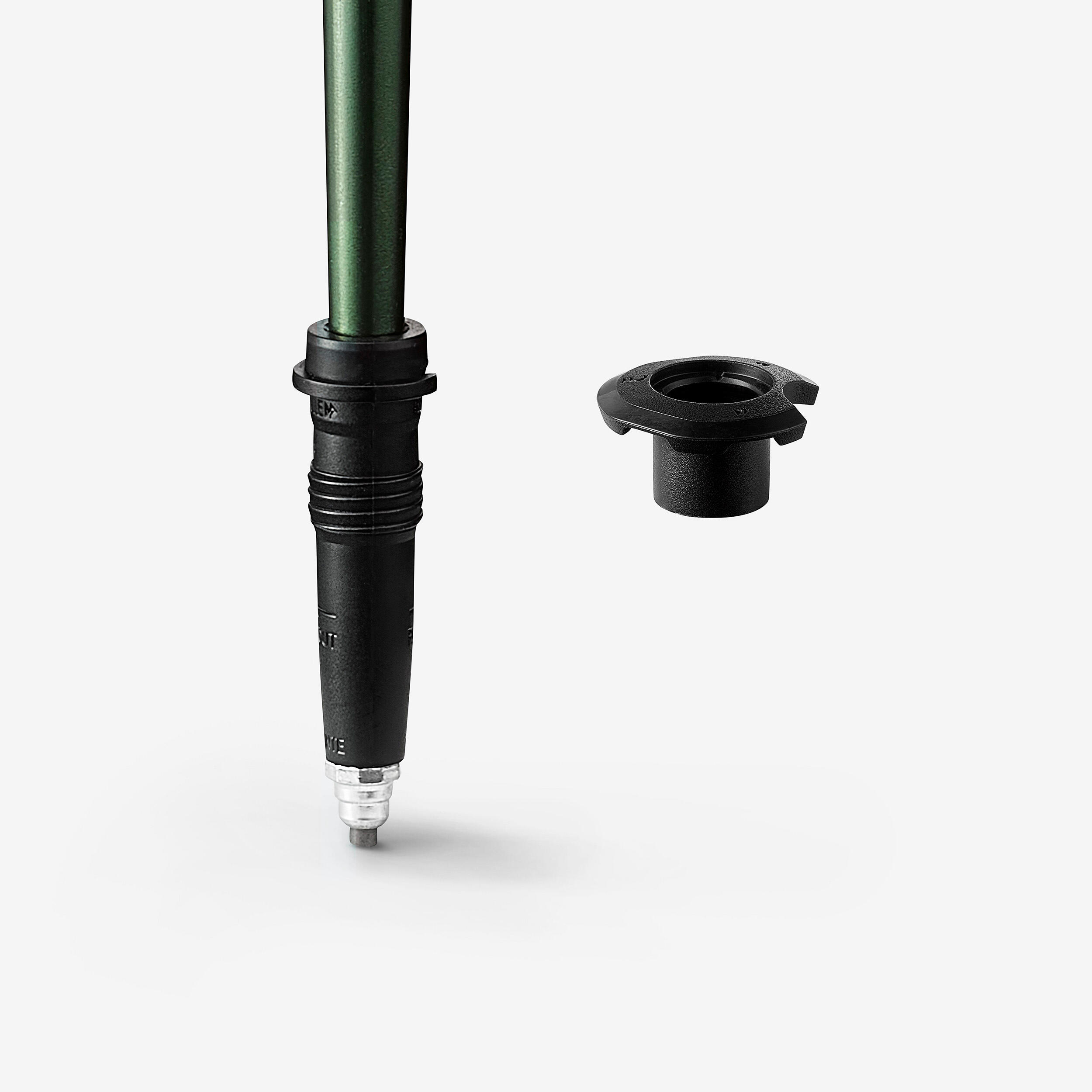1 Hiking Pole - MT100 Ergonomic Green