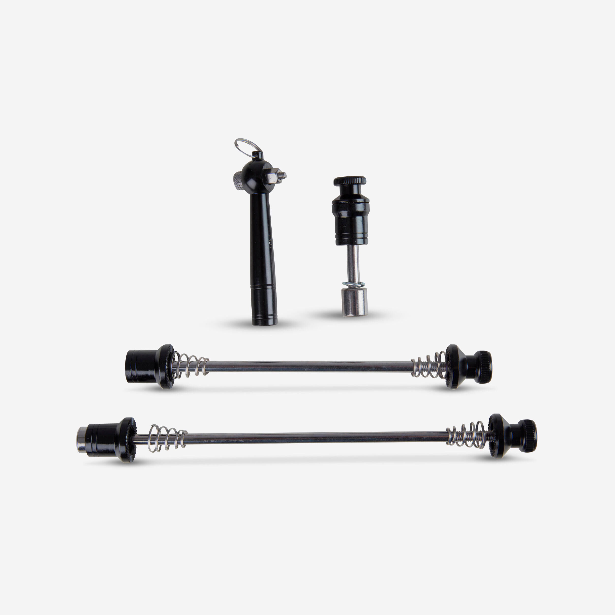 BTWIN Seat Post and Wheel Security Bike Clamps