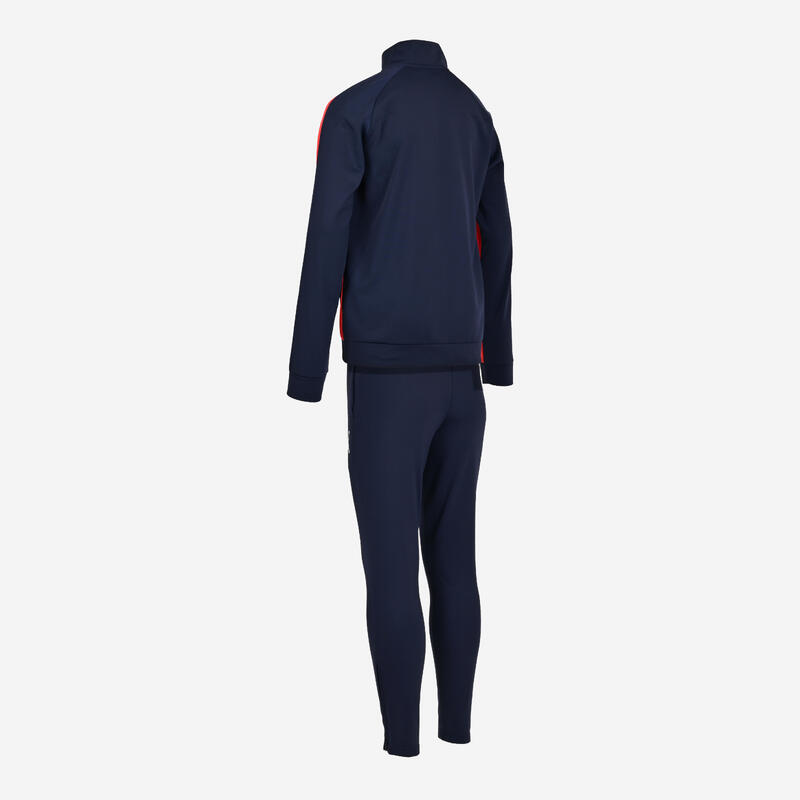 Tuta Puma bambino ginnastica traspirante blu-rosso