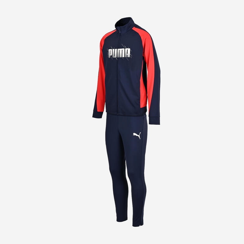 Puma Trainingsanzug Kinder - blau/rot 
