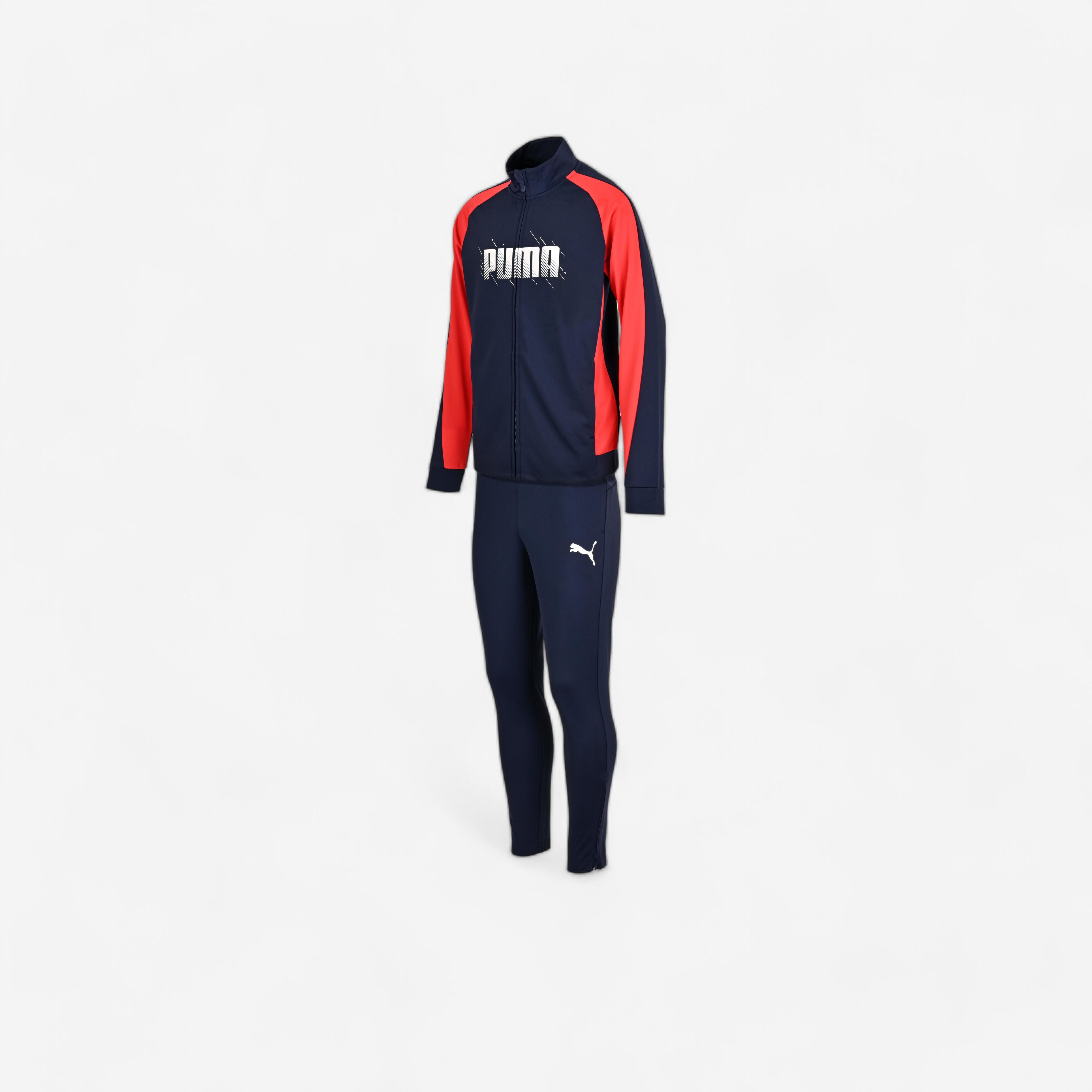 Tracksuit Red Navy Blue Decathlon