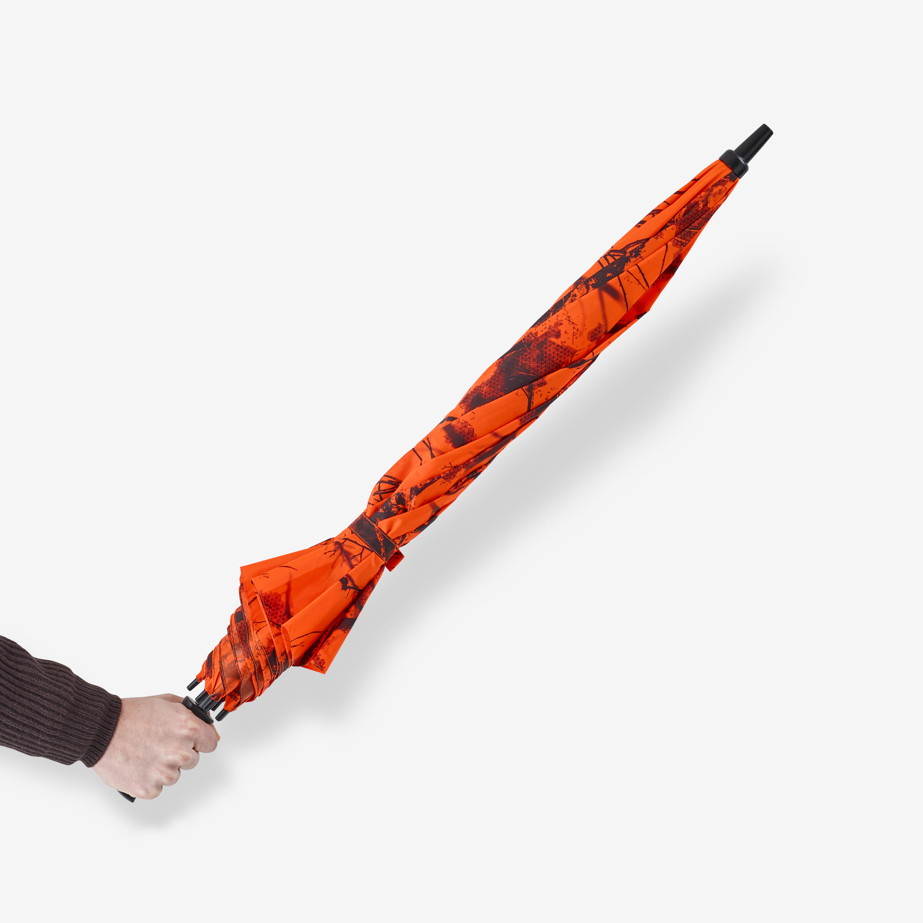 Camouflage paraplu oranje 3/4