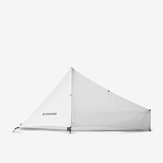 Tienda de campaña lona de trekking 1 persona Forclaz MT900 Minimal Edition