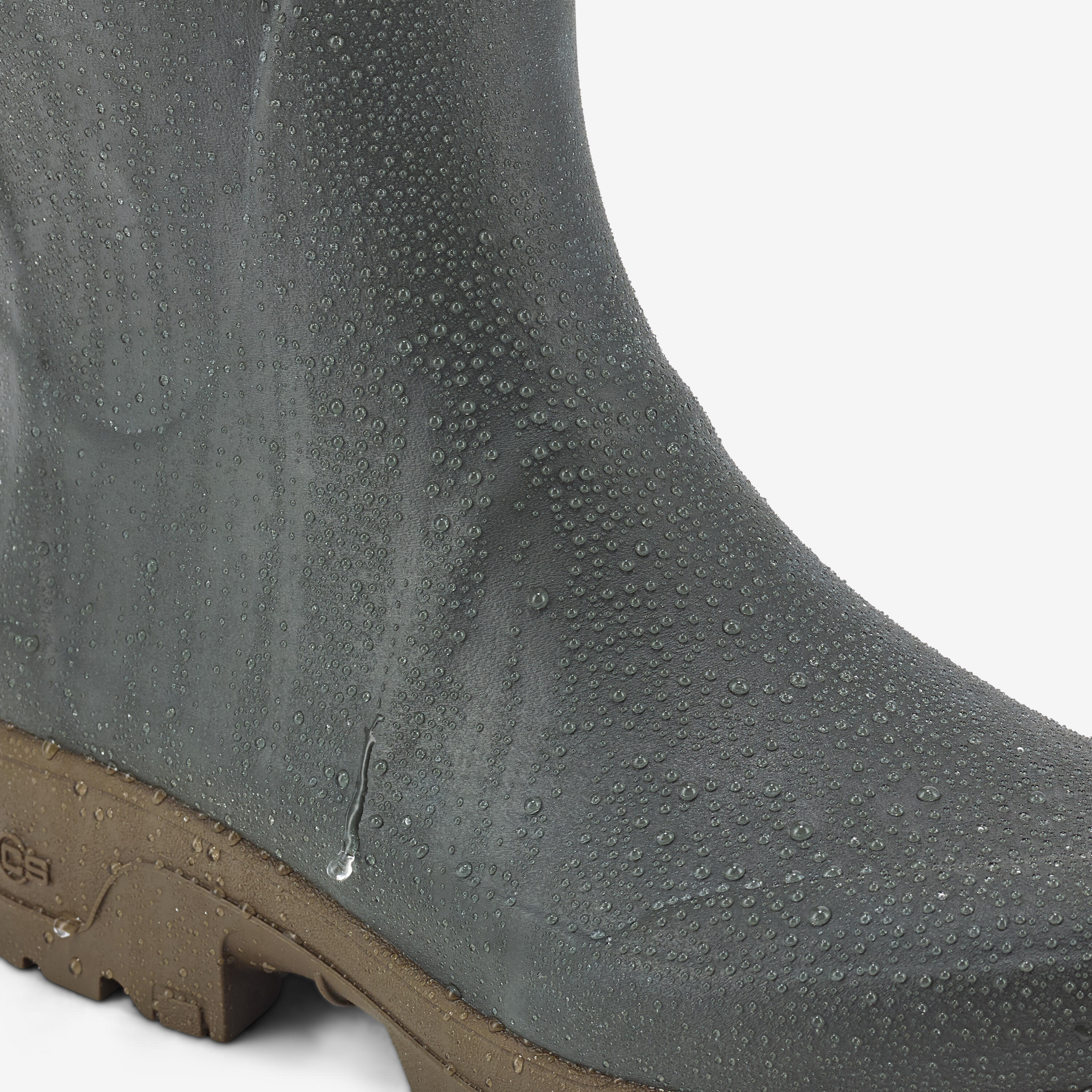 Men's Rain Rubber Boots - 500 Green - SOLOGNAC