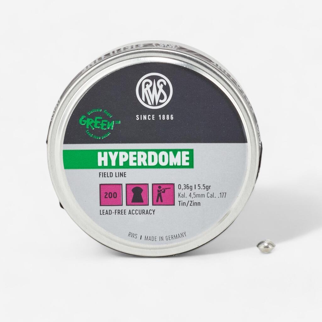 БЕЗОЛОВНИ САЧМИ HYPERDOME RWS 5,5 ММ, ОТ КАЛАЙ