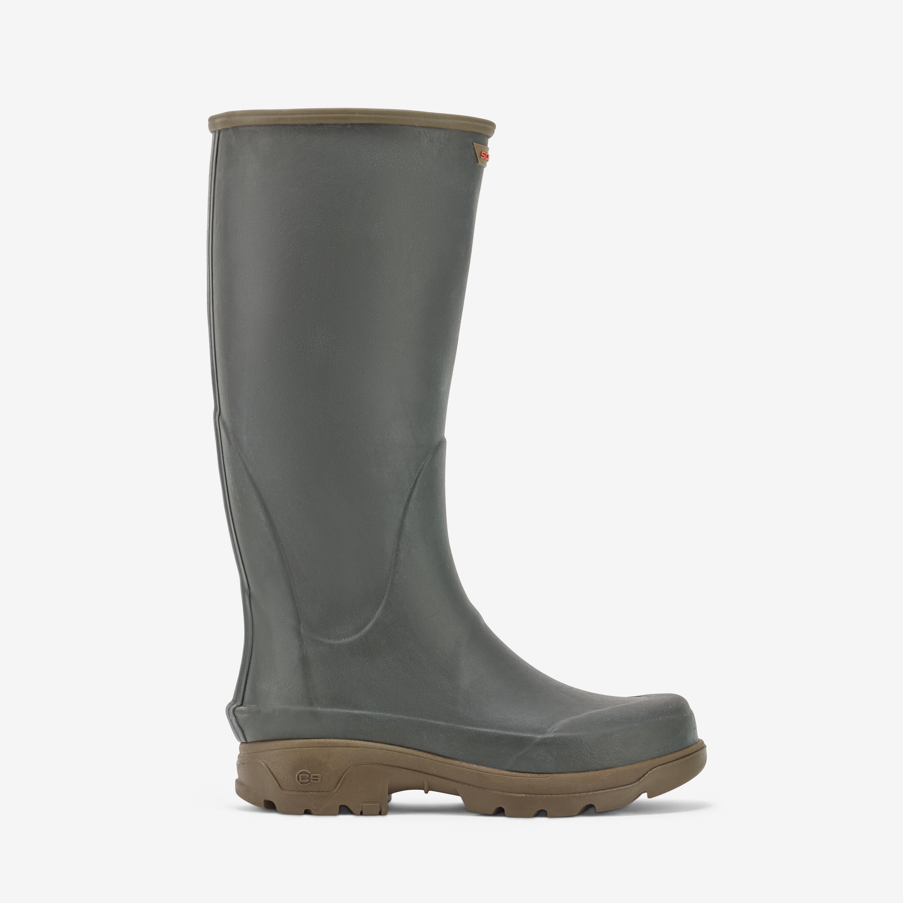 Durable Rubber Boots - 500 Green