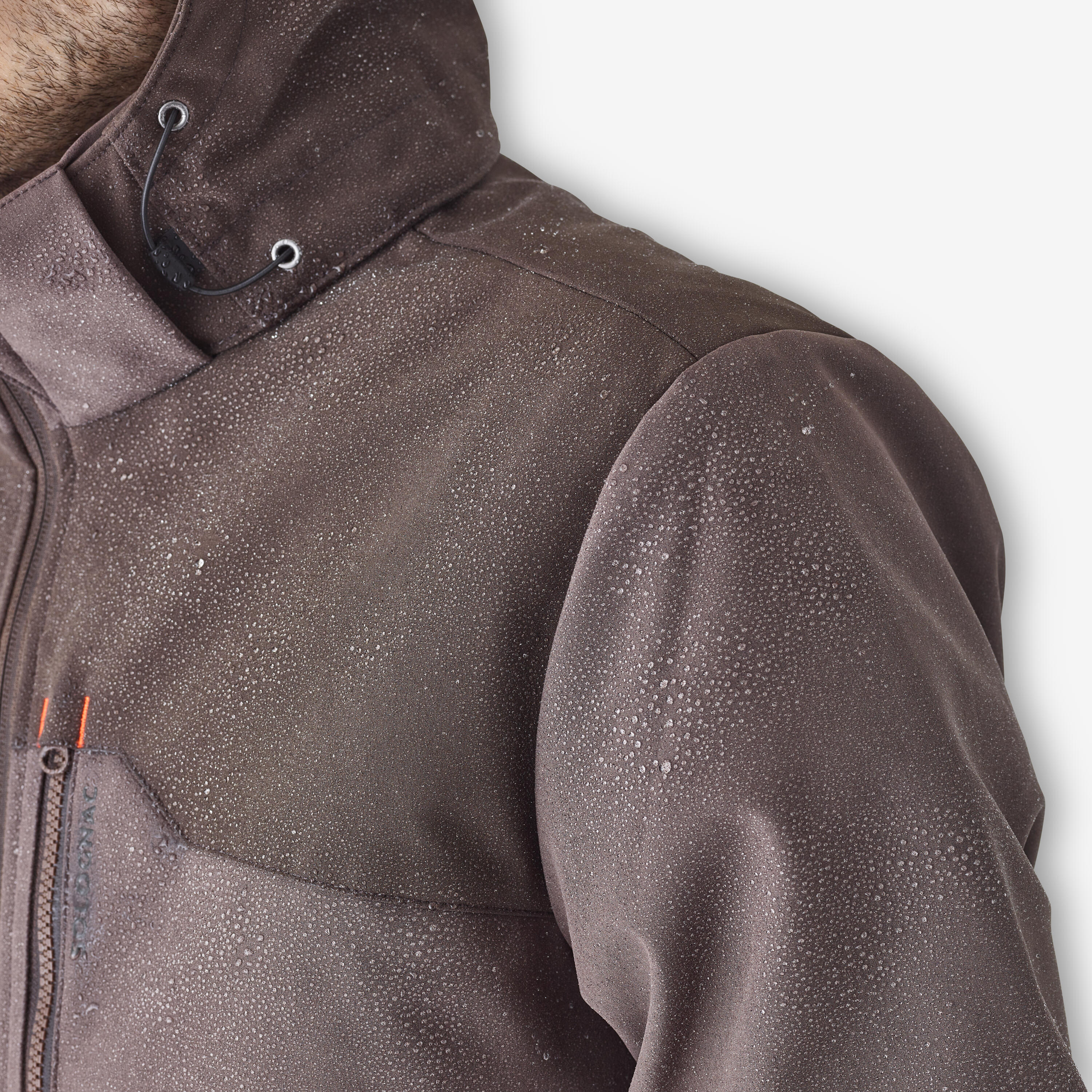 Manteau de chasse coquille souple homme, 500 4/14