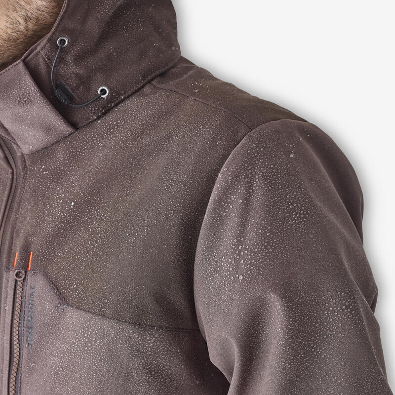 SOFTSHELL JAS VOOR DE JACHT 500 BRUIN