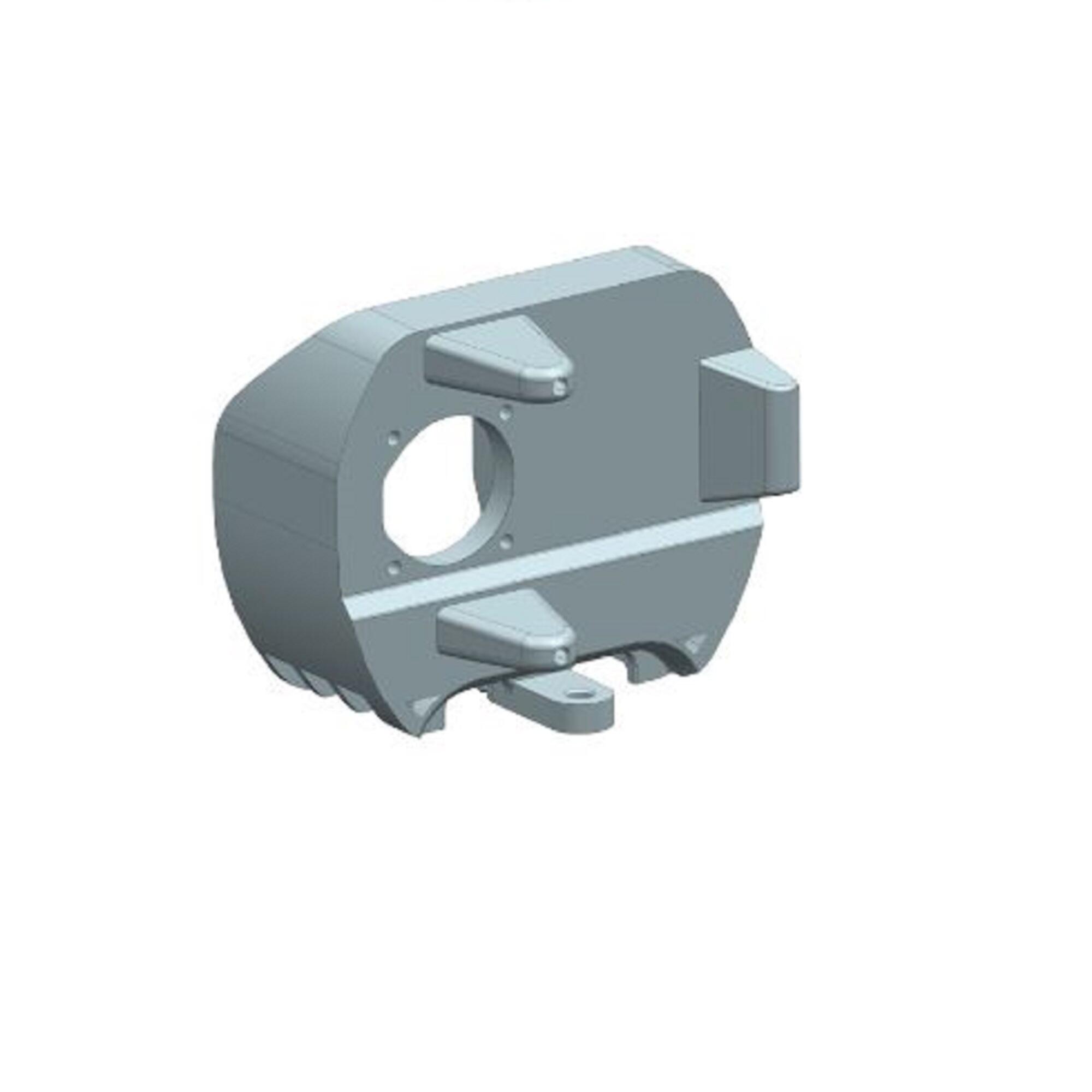Onderkant batterijhouder E-EXPLORE +2 SCHROEVEN ISO 10642 M5x25 IS3 INOXA2 zwart 2/2