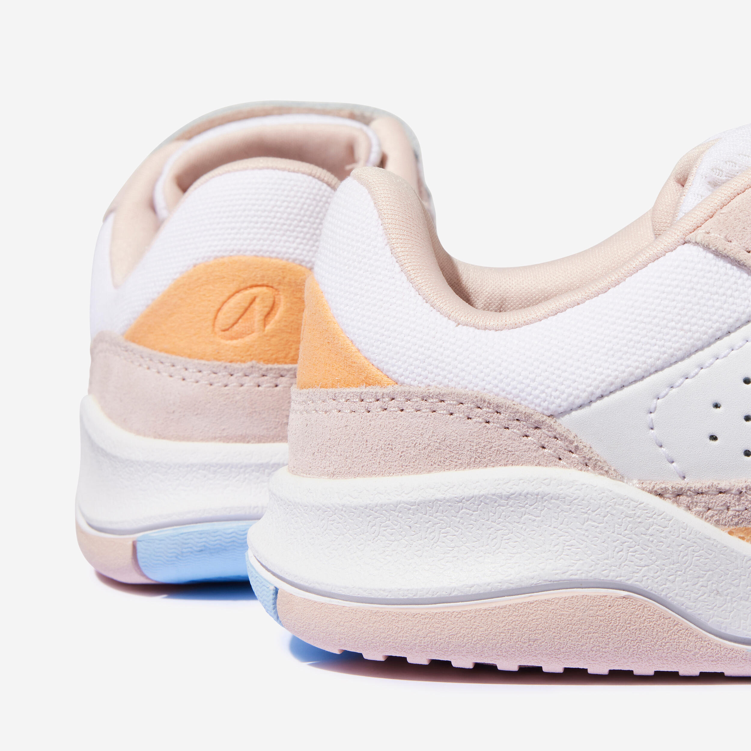 Sneakers Playventure City roze klittenband leer 6/10