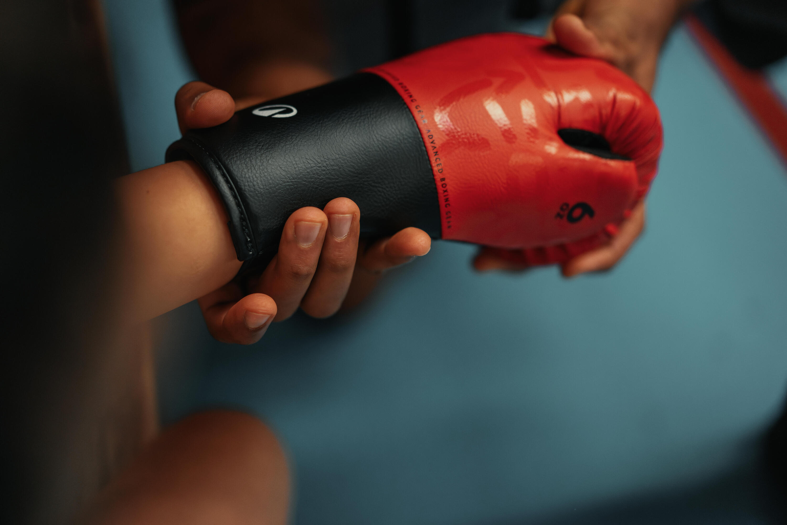 Kinder-Boxhandschuhe, Rot 8/9