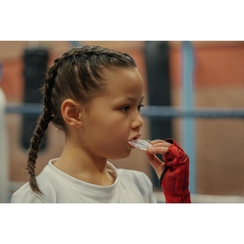 Bitje boksen en martial arts 100 voor kinderen maat S (transparant)