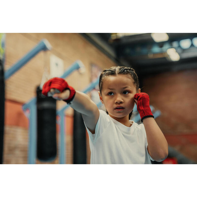 Innenhandschuhe Boxen Kinder - rot 