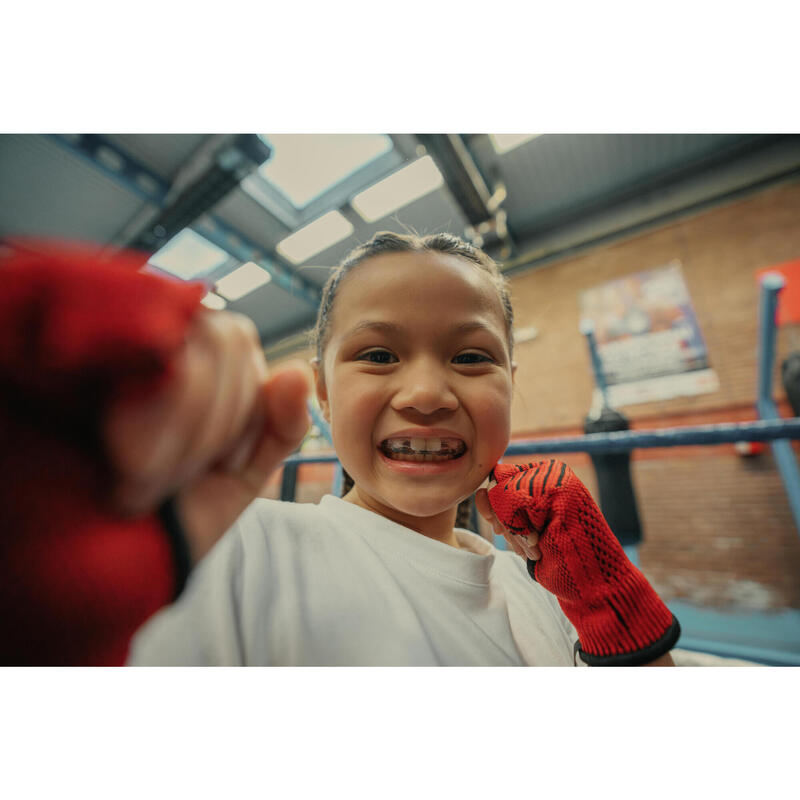 Paradenti bambino boxe e arti marziali 100 taglia S trasparente