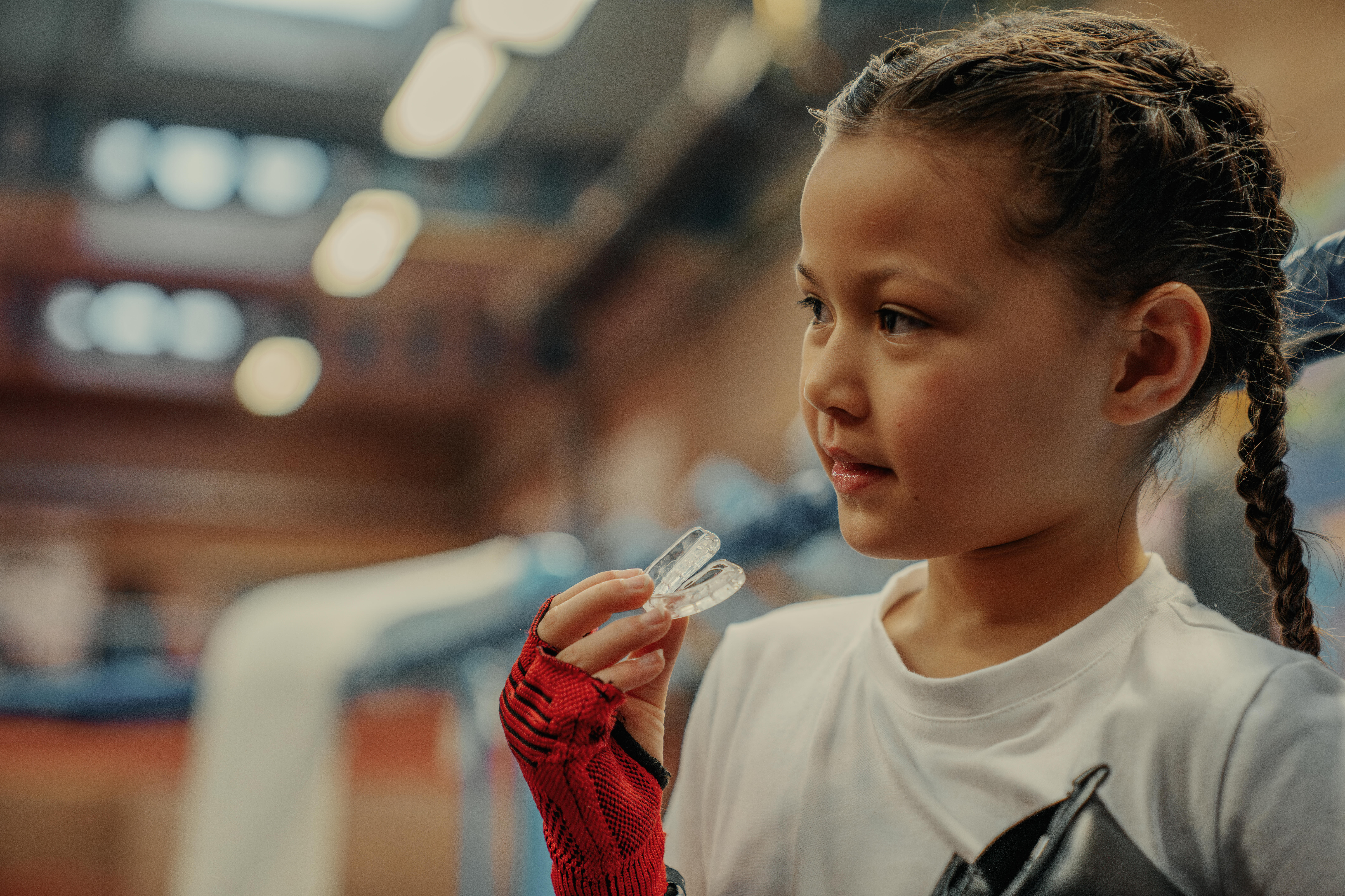 Protège-dents de boxe transparent enfant - OUTSHOCK