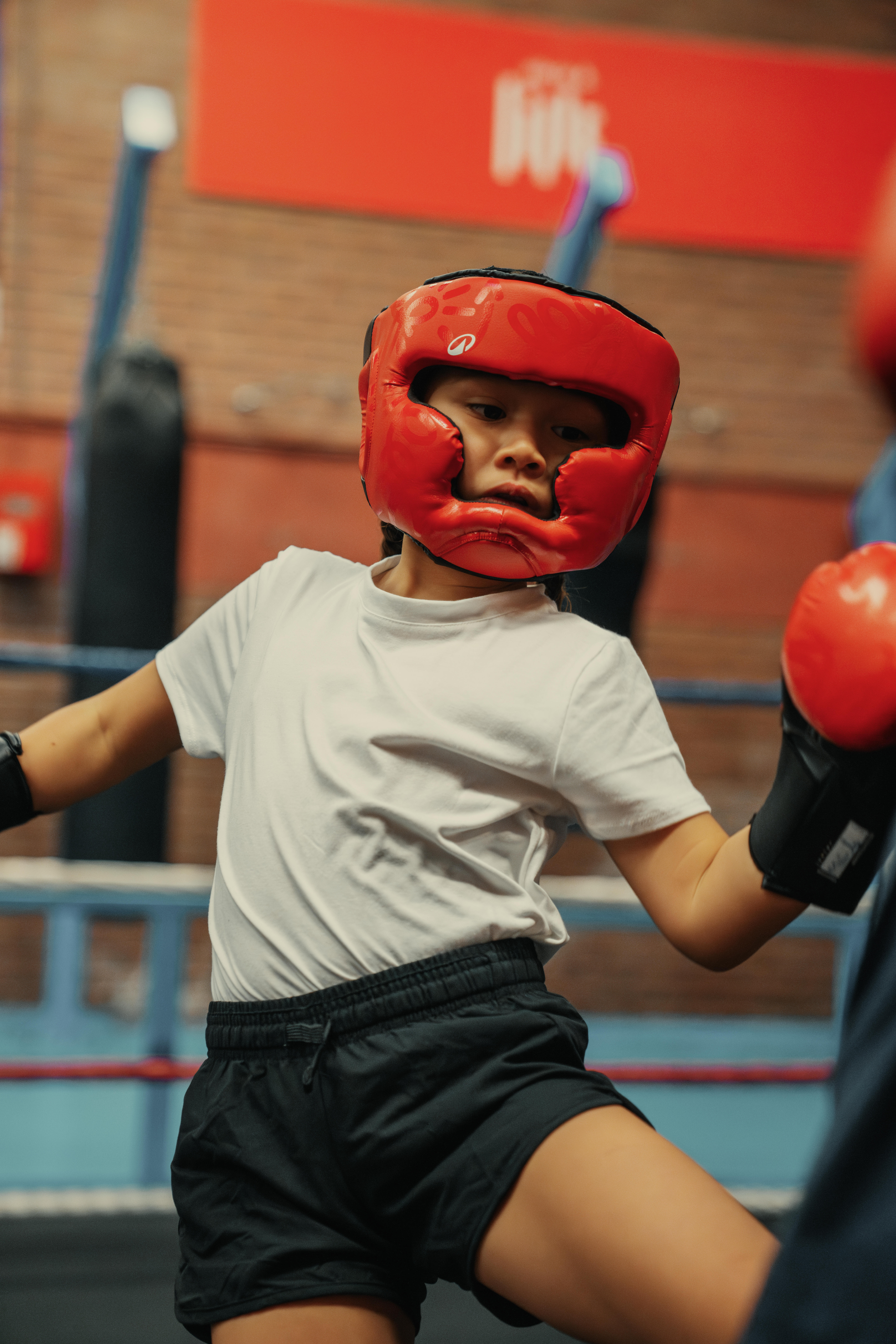 Casque de boxe intégral enfant - DOMYOS