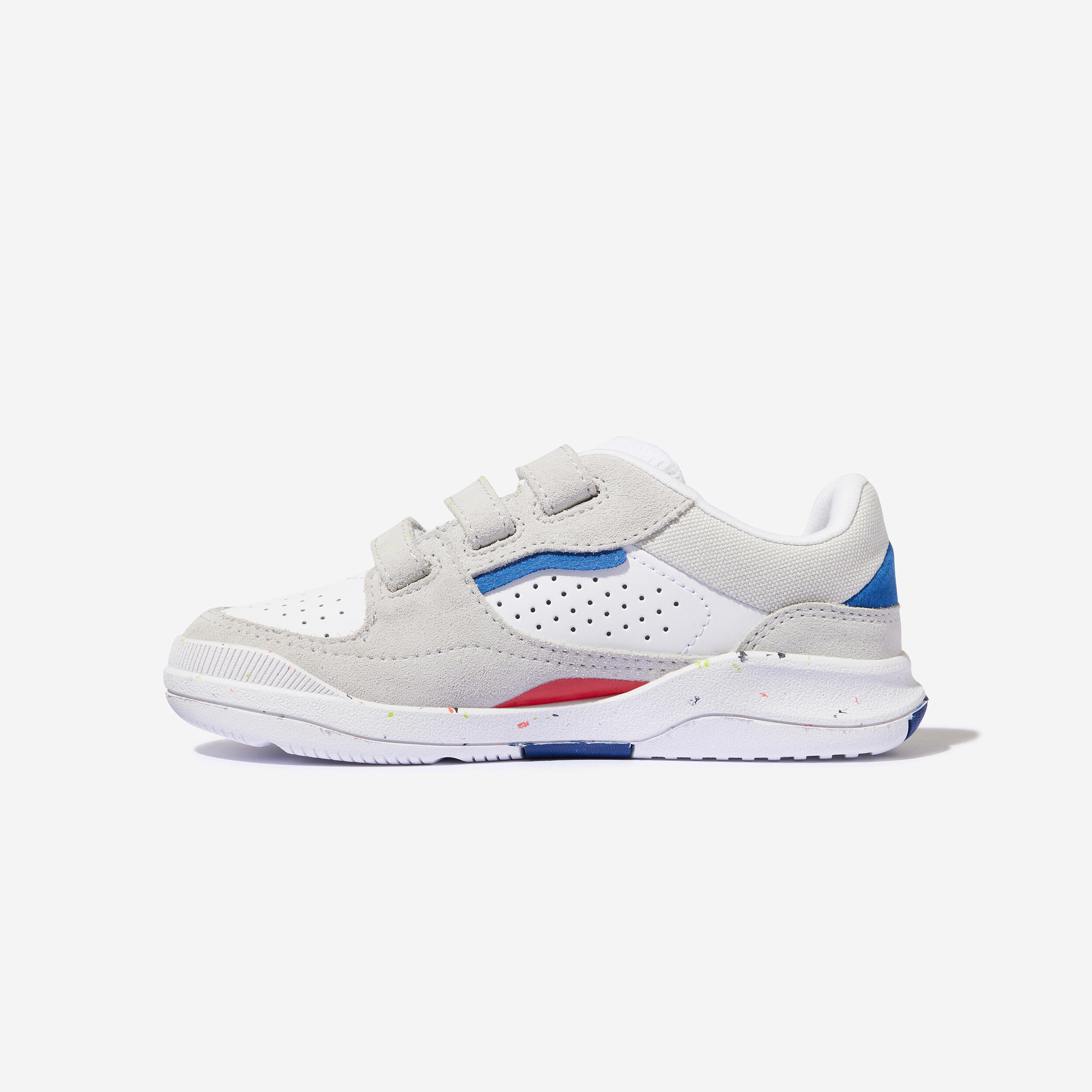 Kids' Lace-Up Shoes Playventure City - White/Blue/Red 2/10