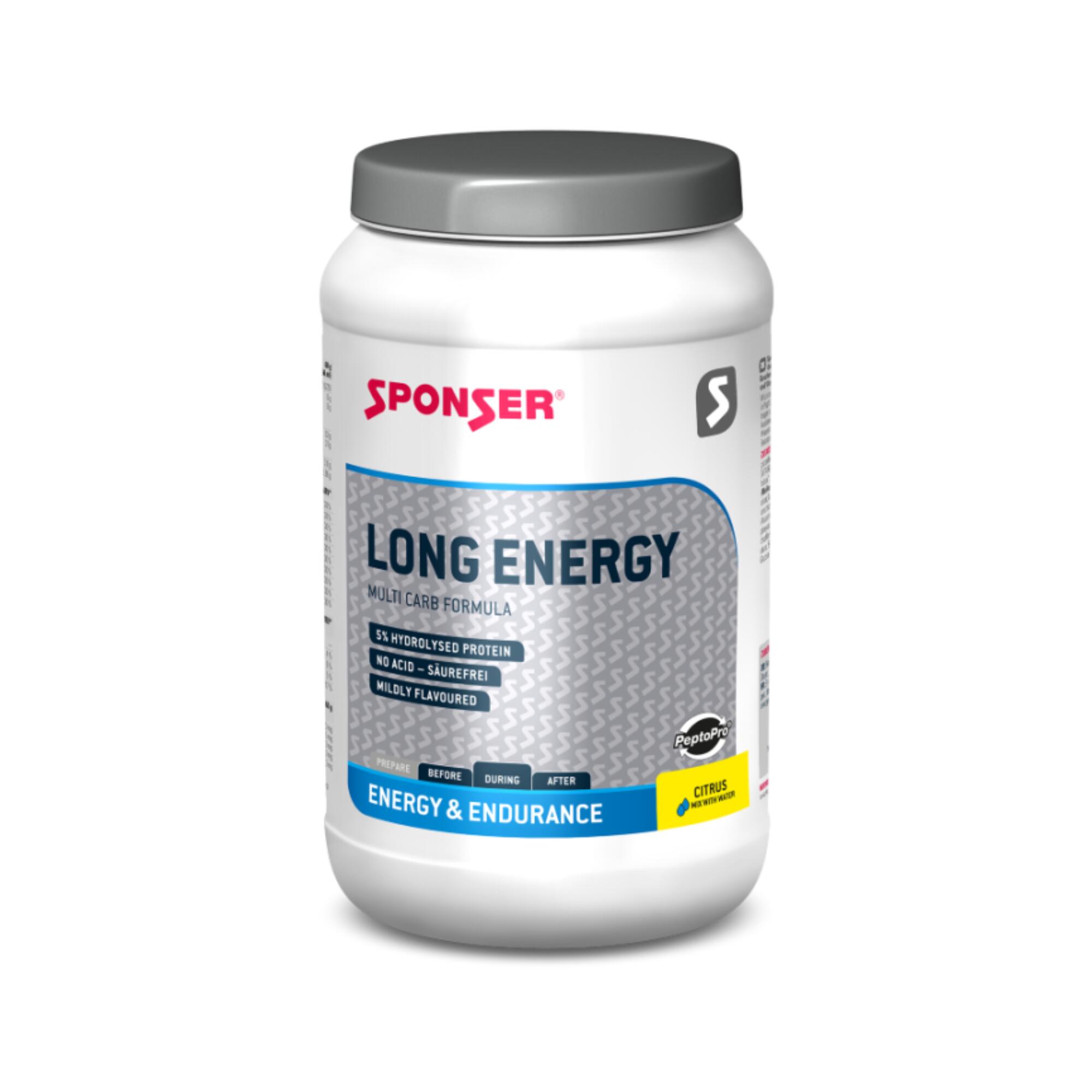SPONSER Bevanda sportiva Sponser LONG ENERGY citrus 1200g