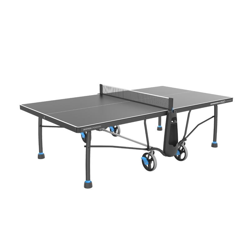 MESA DE PING PONG PPT 930.2 EXTERIOR PRETO COM CAPA INCLUÍDA