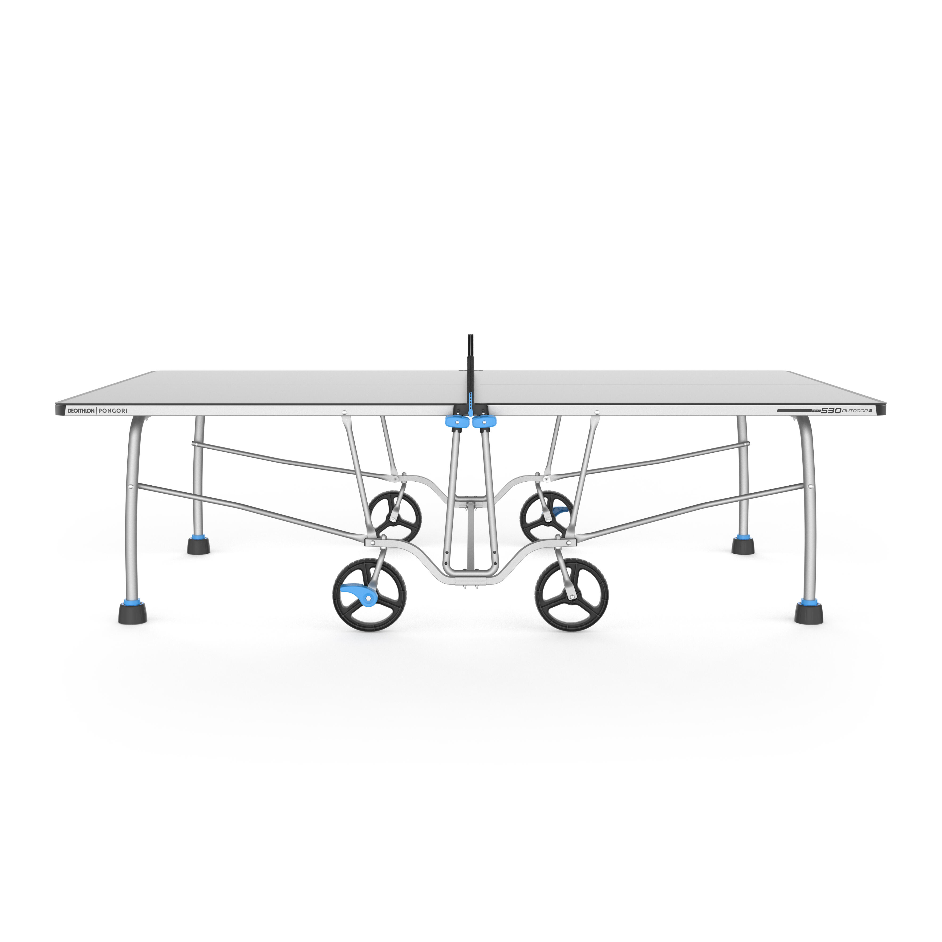 Table Tennis Table Outdoor - PPT 530.2 Grey - PONGORI