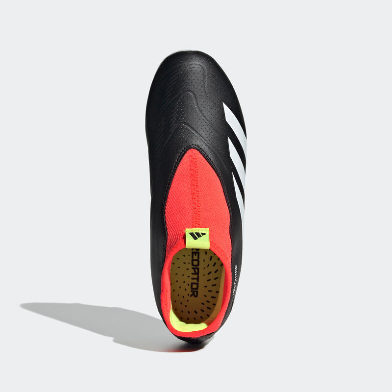 ADIDAS Predator 24 League FG Laceless kind voetbalschoenen zonder veters zwart