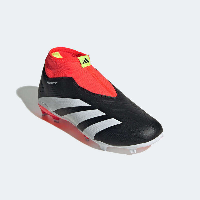 ADIDAS Predator 24 League FG Laceless kind voetbalschoenen zonder veters zwart