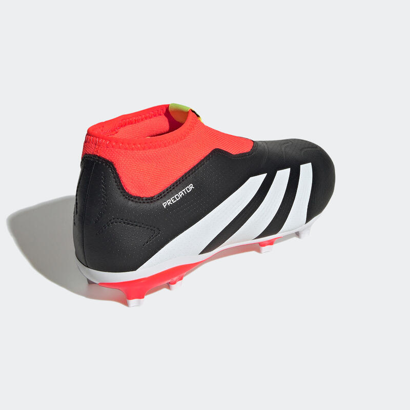 Chuteiras de Futebol sem Atacadores Criança Adidas Predator League Preto