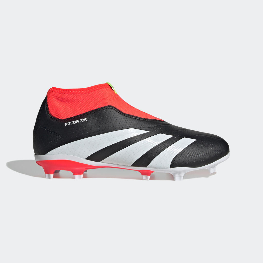 Kinder Fussball Nockenschuhe - ADIDAS Predator League Laceless schwarz