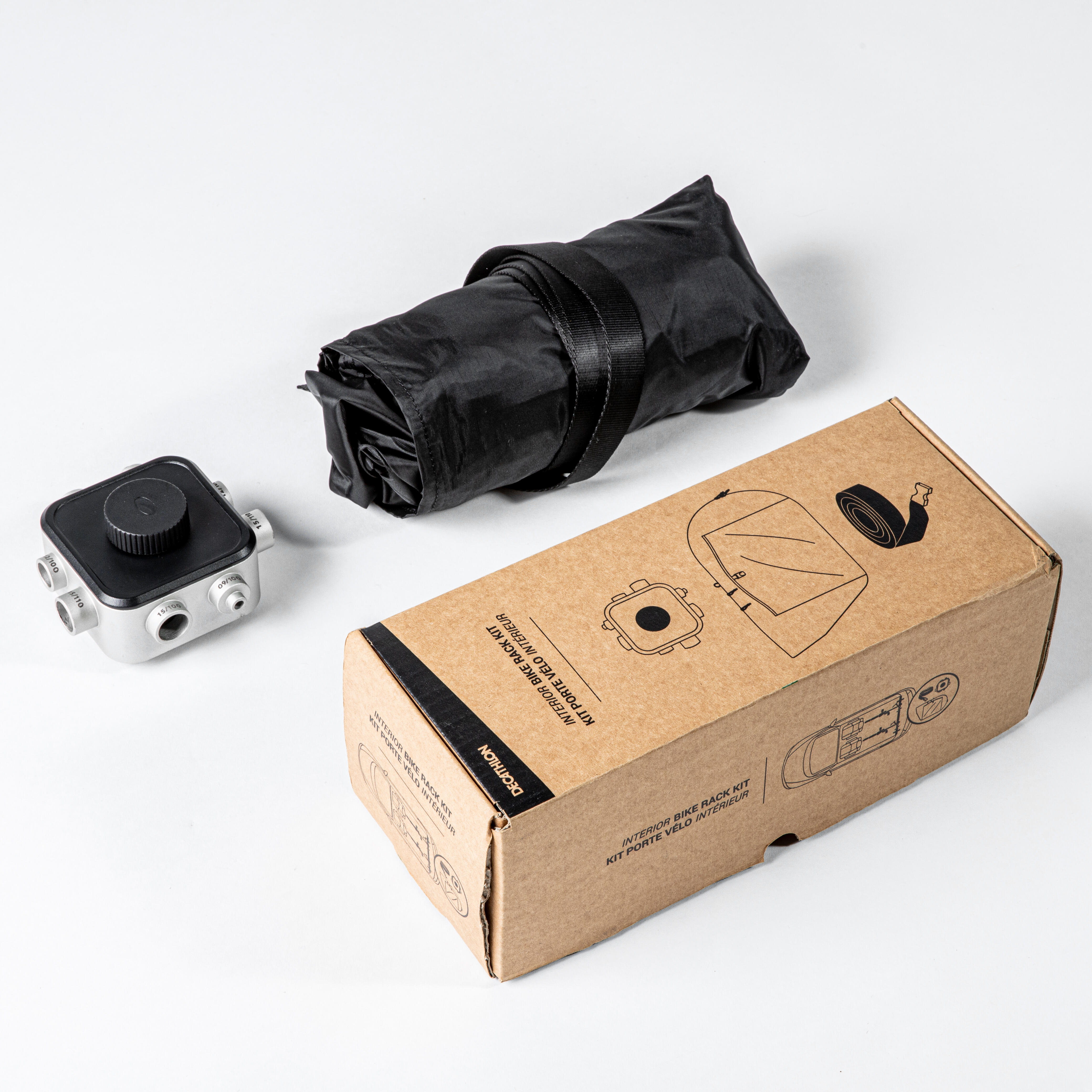 Decathlon - Kit Porte Vélo Intérieur Voiture - Porte-vélo - Pneus/pieces/portage/rangement/electrifi - - Taille Unique - Decathlon