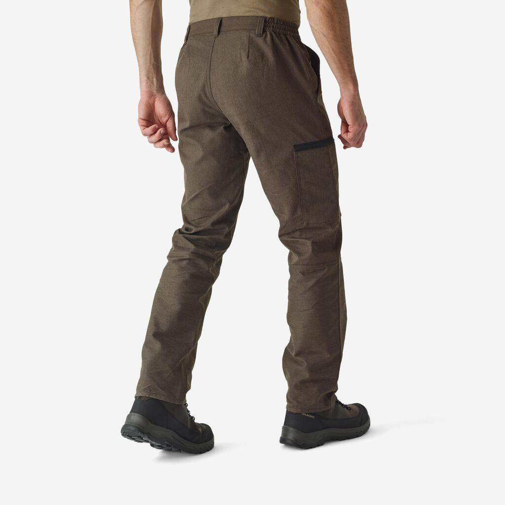 PANTALÓN CARGO SOLOGNAC STEPPE 300 ADULTO CAFÉ RESISTENTE