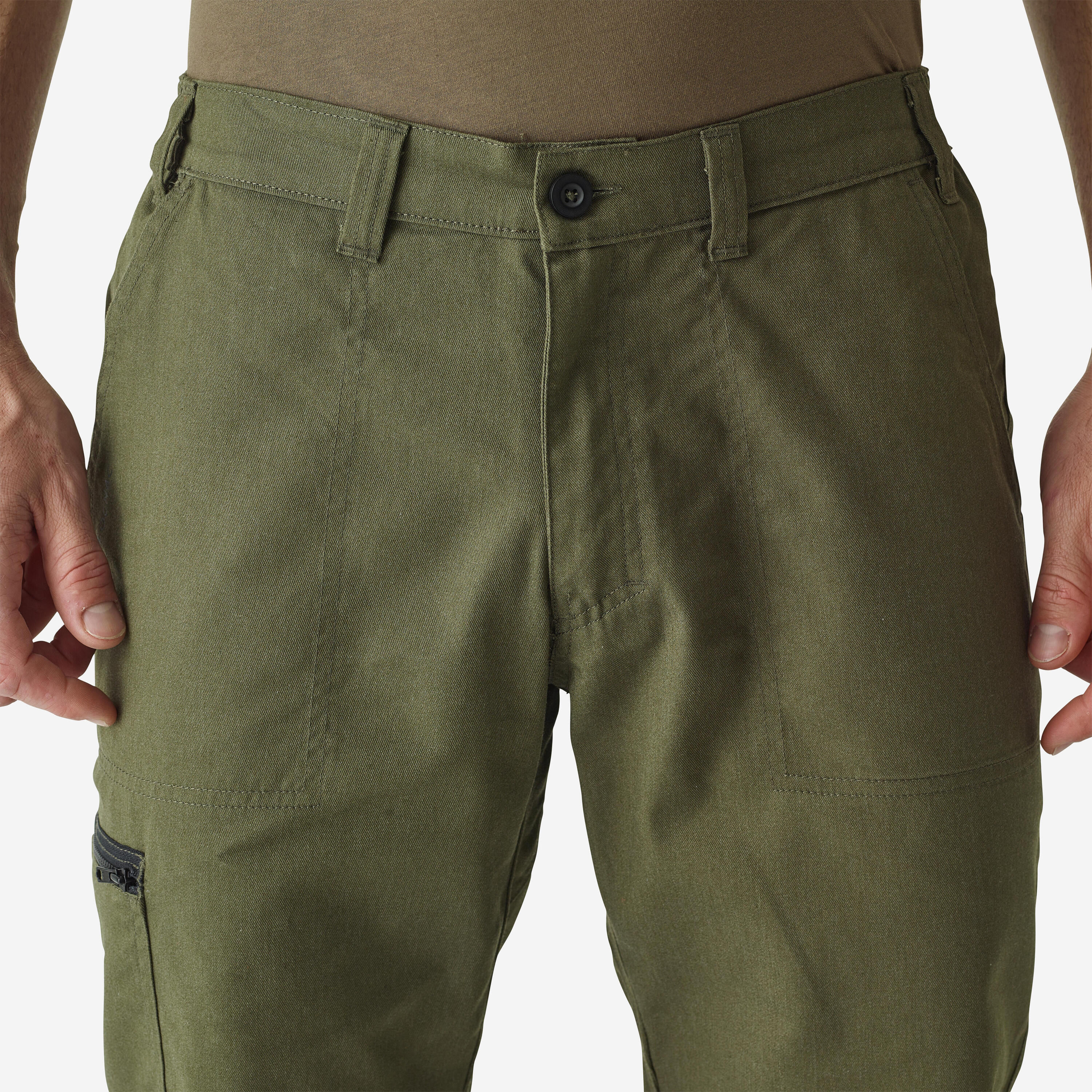 STRONG TROUSERS STEPPE 100 GREEN 3/4