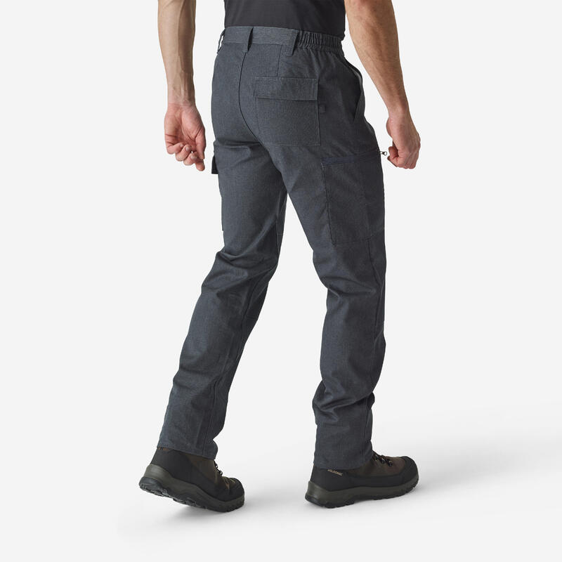 Pantalon cargo rezistent Steppe 300 Gri pestriț