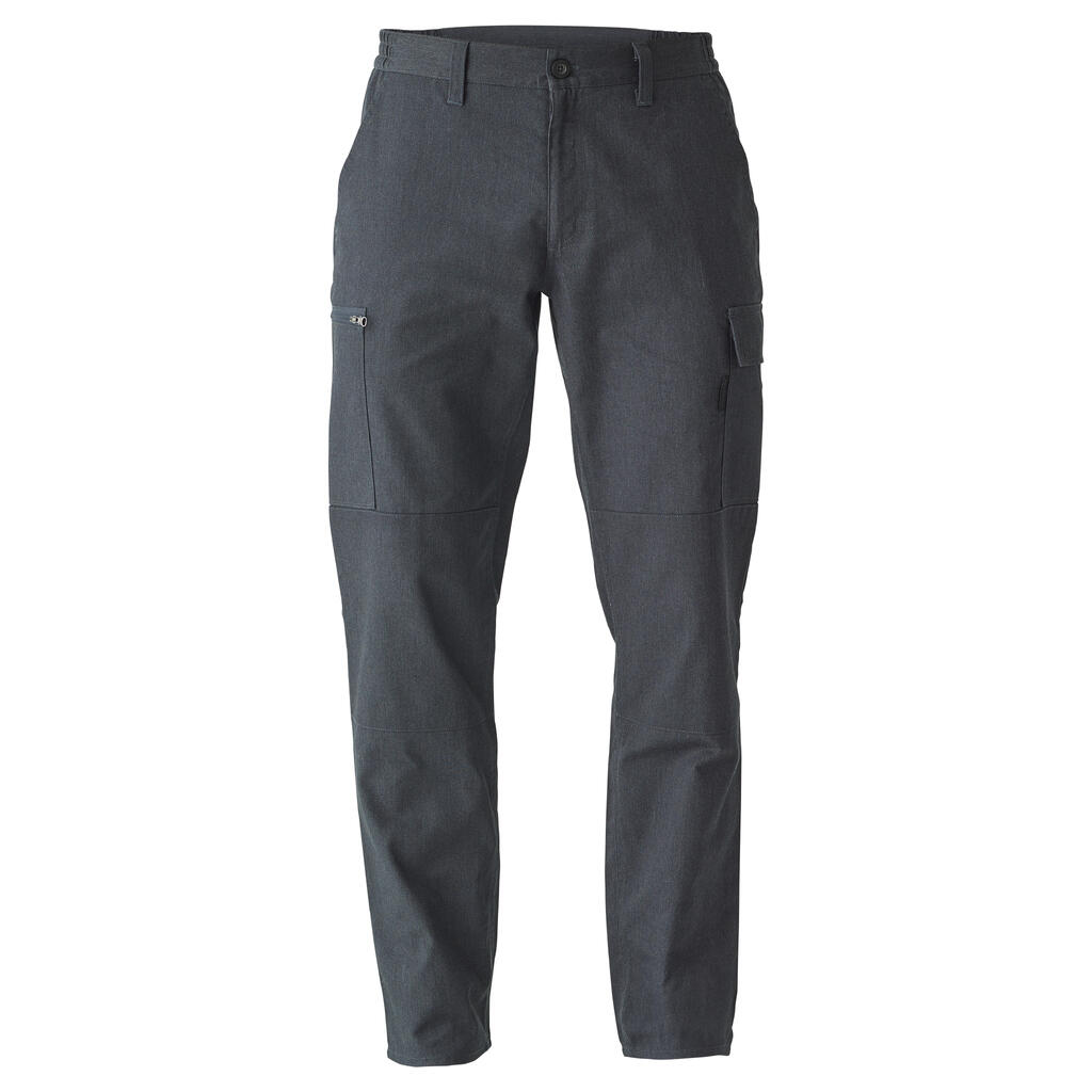 Resistant cargo trousers steppe 300 green marl