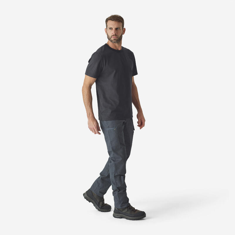 Pantalon cargo rezistent Steppe 300 Gri pestriț
