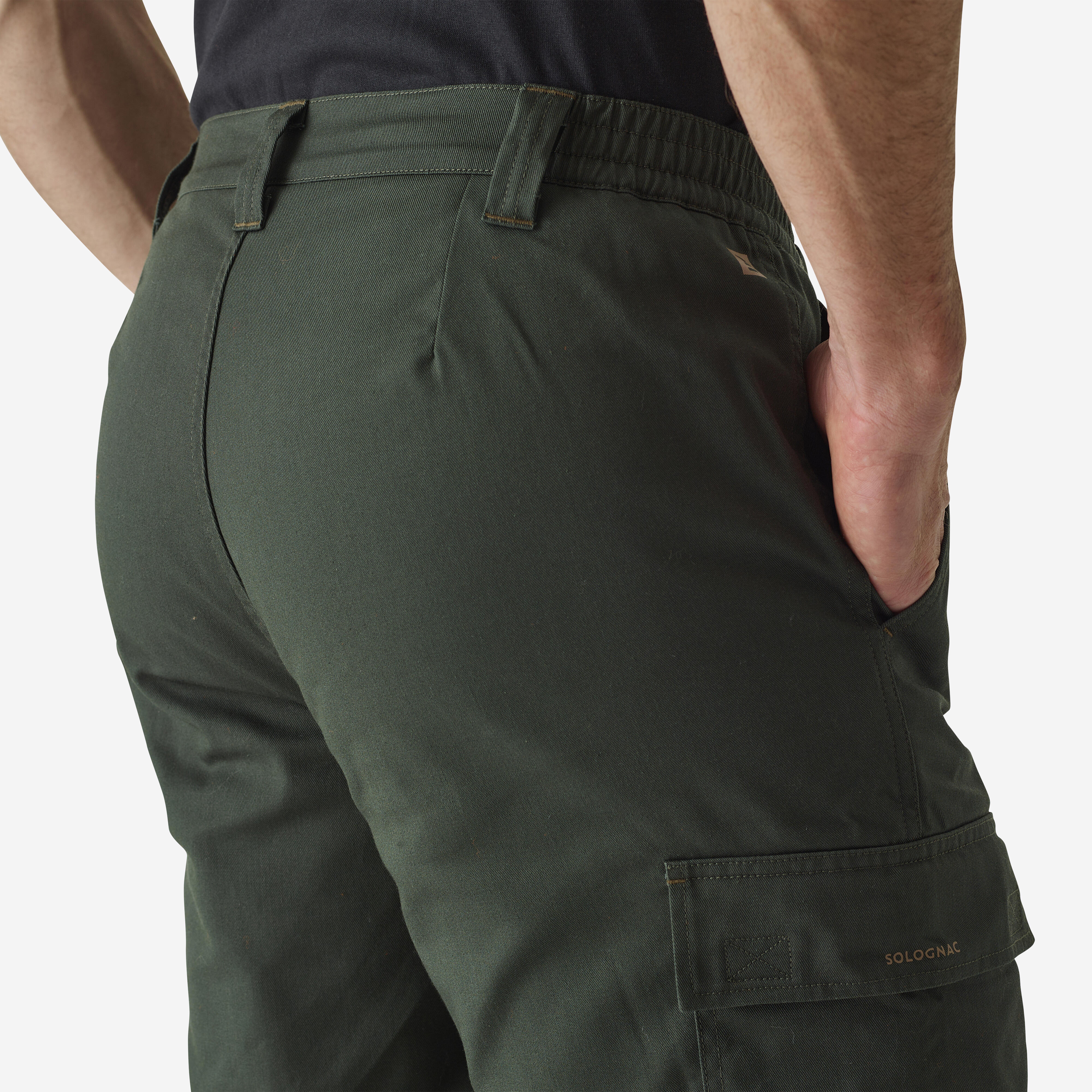 WARM CARGO PANTS 100 GREEN