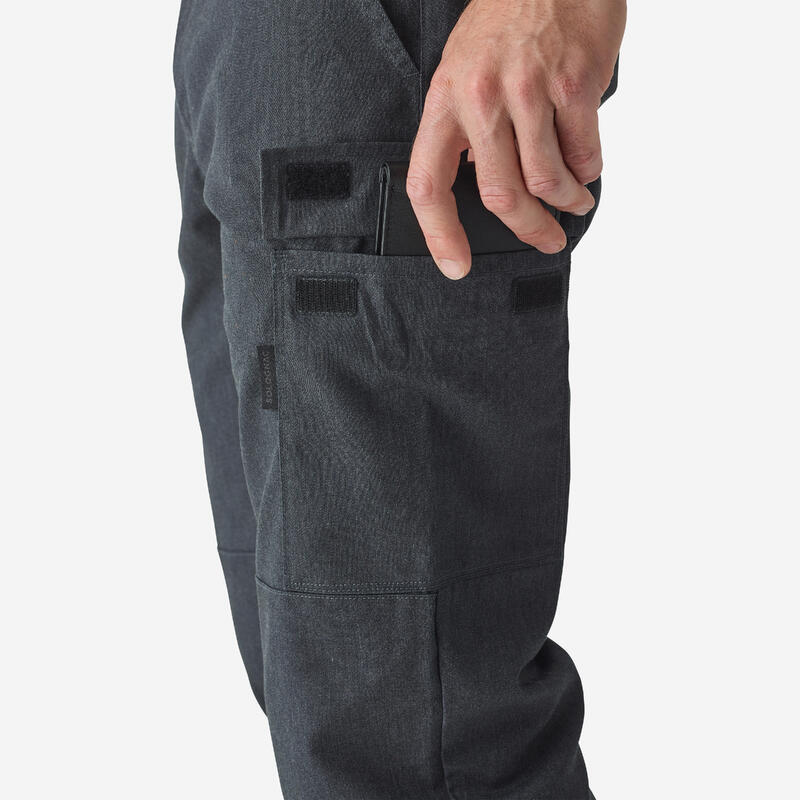 Pantalon cargo rezistent Steppe 300 Gri pestriț