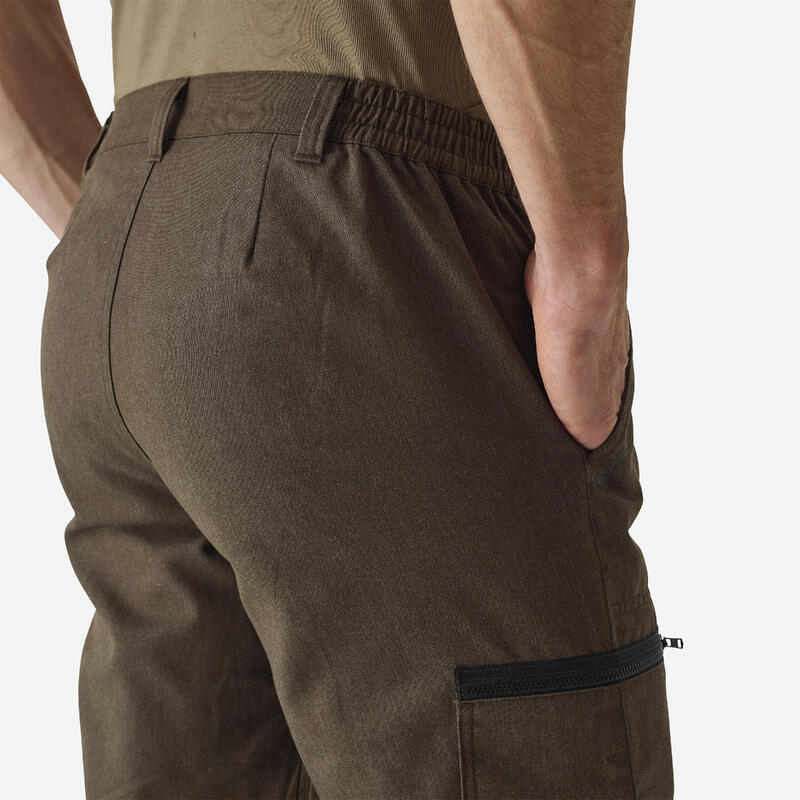 Pantalon cargo rezistent Stepă 300 Maro