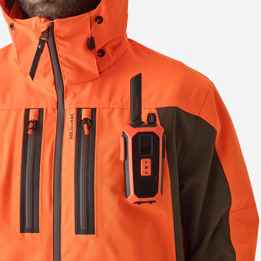 Hunting jacket waterproof renfort neon 900 woodcock