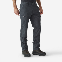 Pantalon cargo résistant steppe 300 gris chiné