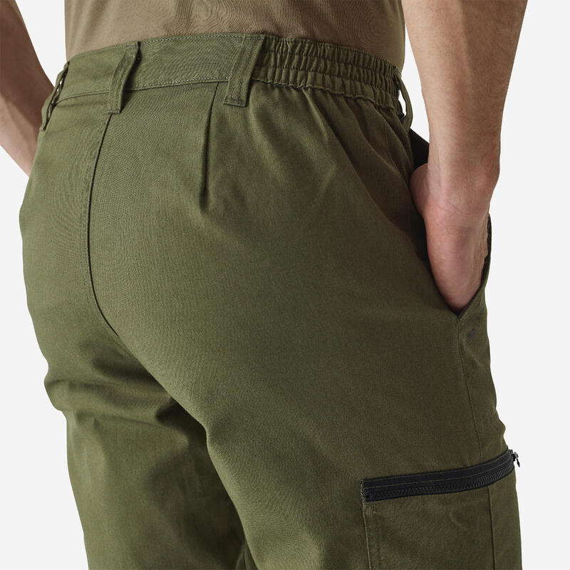 PANTALON RESISTANT STEPPE 100 VERT