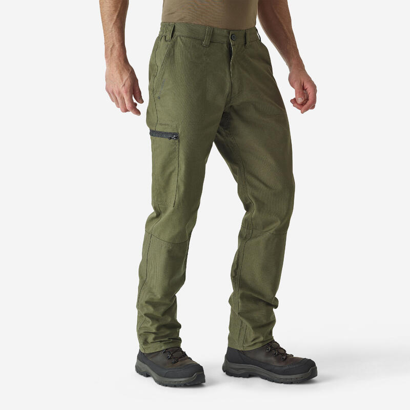 Pantaloni caccia STEPPE 100 verdi