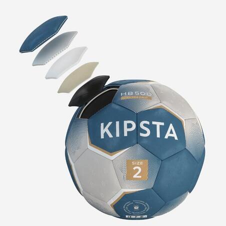 М'яч гандбольний HB500 Hybrid розмір 2 синій/сірий