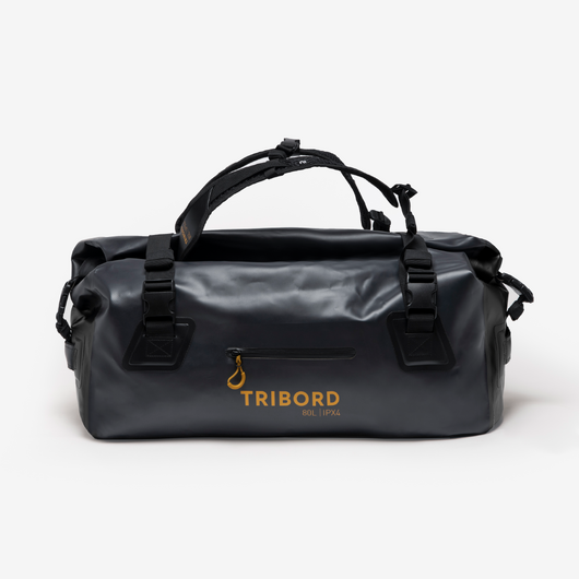 Sac étanche duffle bag - sac de voyage 80L Anthracite noir